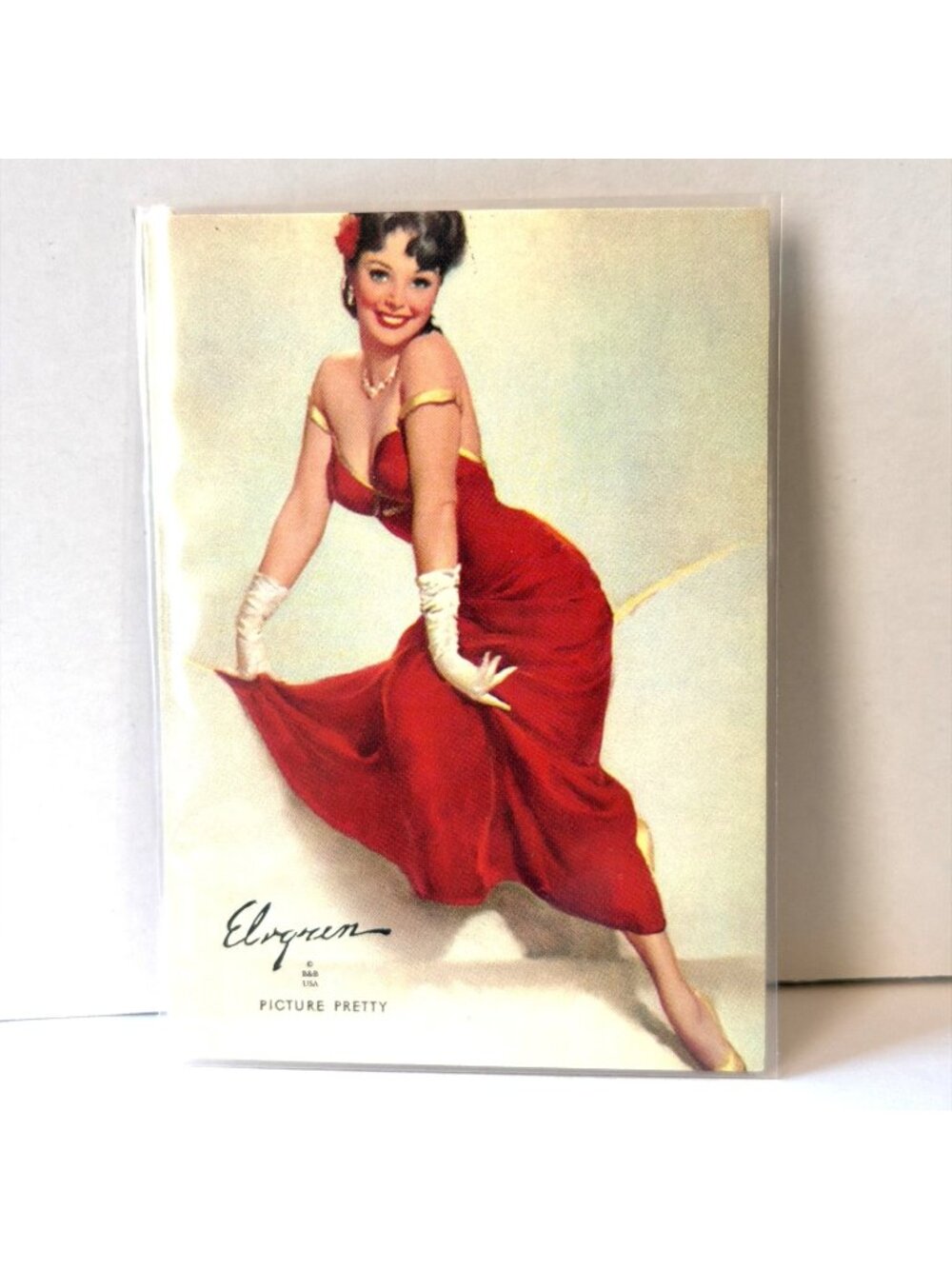 1993 Gil Elvgren Pinup Card #82 Picture Pretty Comic Image Calendar Man Cave Art